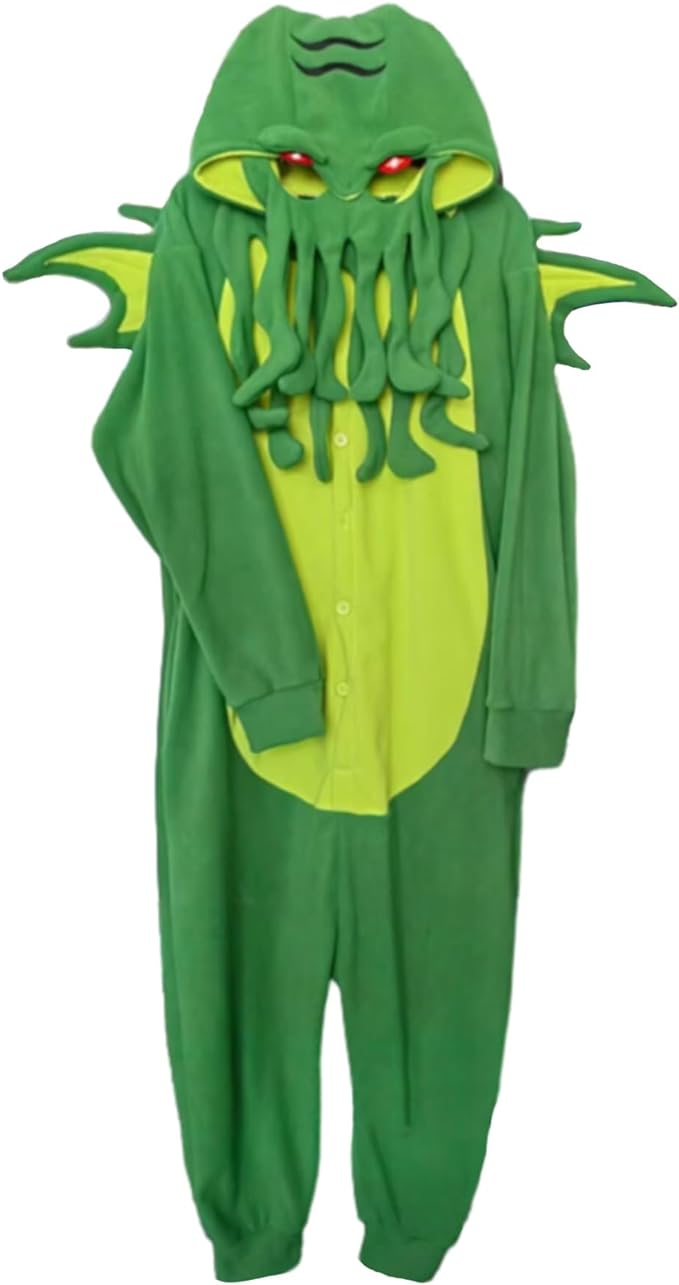 image of green mythical creature onesie