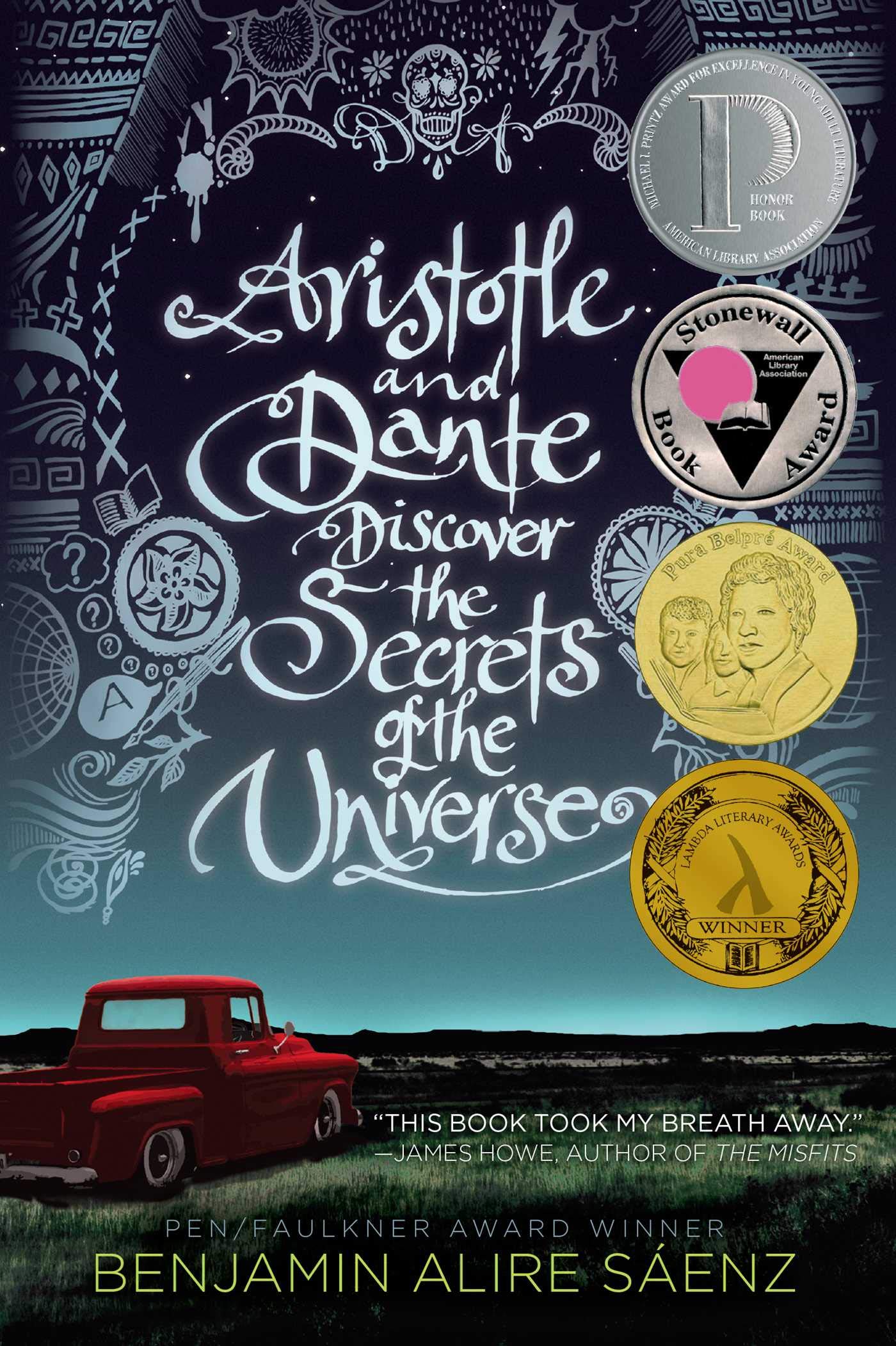 Book cover for "Aristotle and Dante Discover the Secrets of the Universe"