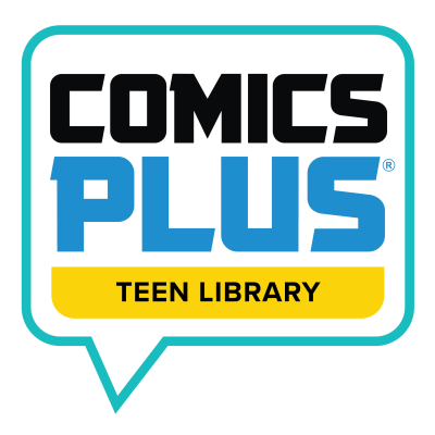 Comics Plus Teen Library logo