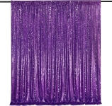 image of purple sequined photo backdrop