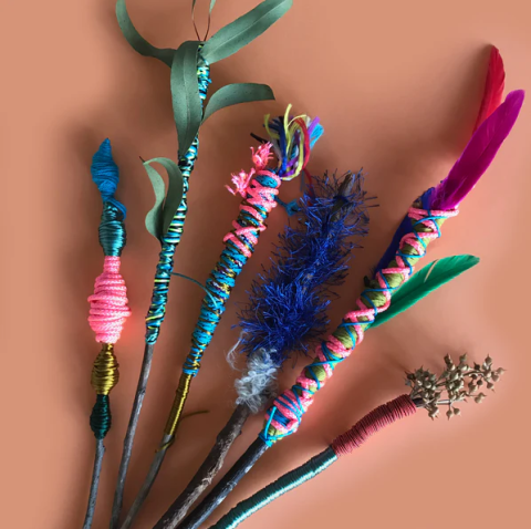 Nature fairy wands