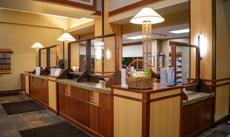 Library circulation desk